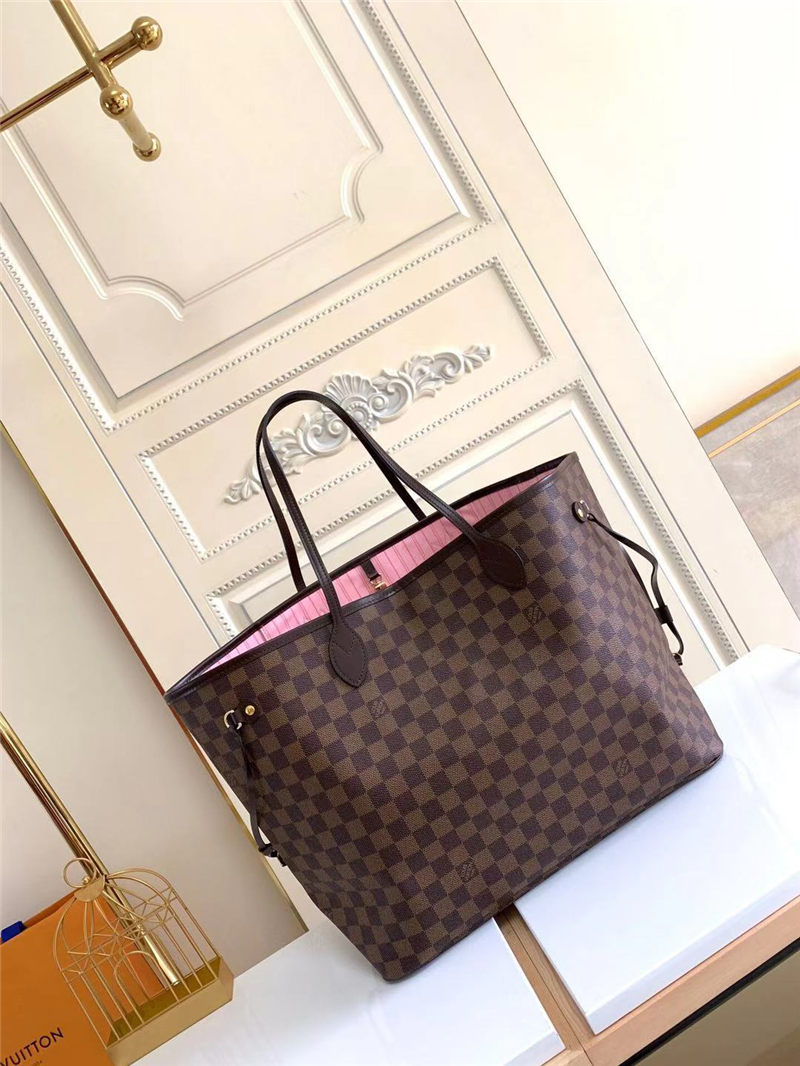 Louis Vuitton Neverfull GM Bag Damier Ebene High