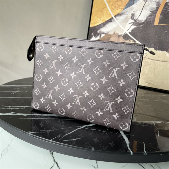 Louis Vuitton POCHETTE VOYAGE MM Brushed Monogram cowhide leather M11764 High