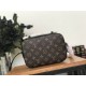 Louis Vuitton Black Saintonge Bag Monogram M43555 High