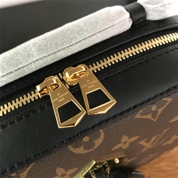 Louis Vuitton Black Saintonge Bag Monogram M43555 High