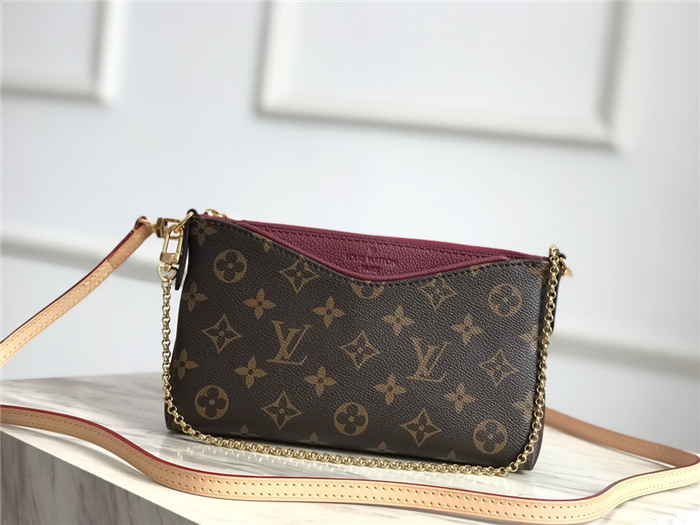 Louis Vuitton Pallas Clutch Monogram Canvas High