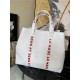 Louis Vuitton TOTE JOURNEY cowhide leather M59366 White High