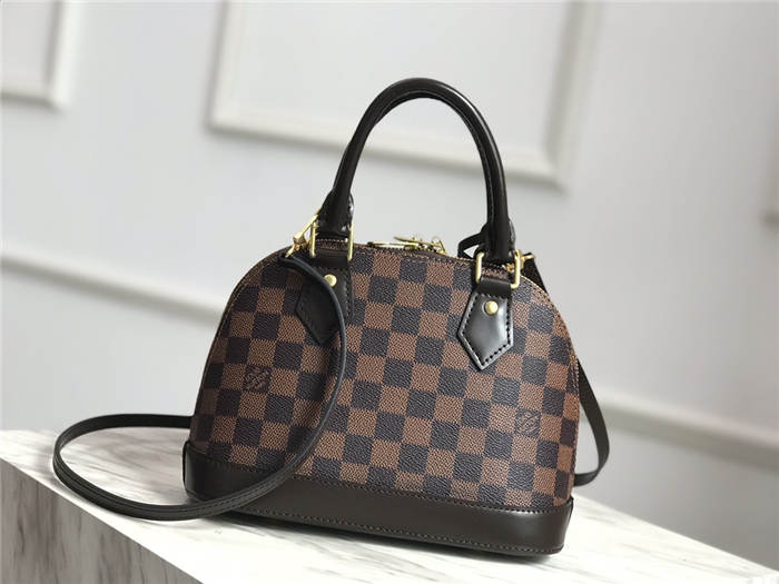 Louis Vuitton Alma BB Bag Monogram Ebene N41221 High