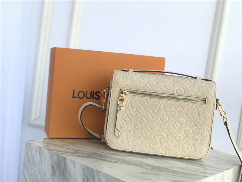 Louis Vuitton POCHETTE MÉTIS Bag Monogram Empreinte Creme Beige High