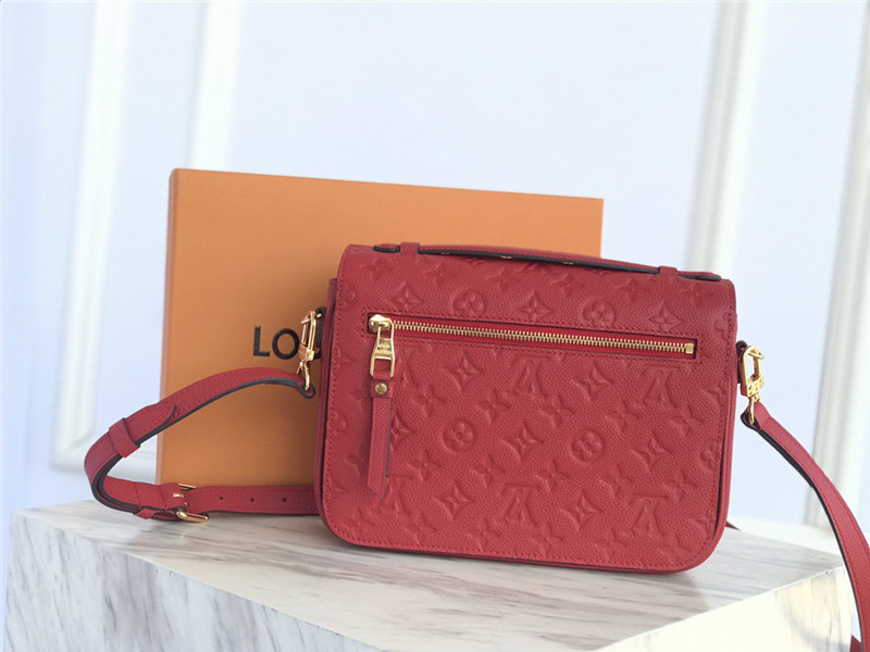 Louis Vuitton POCHETTE METIS Bag Monogram Empreinte Red High