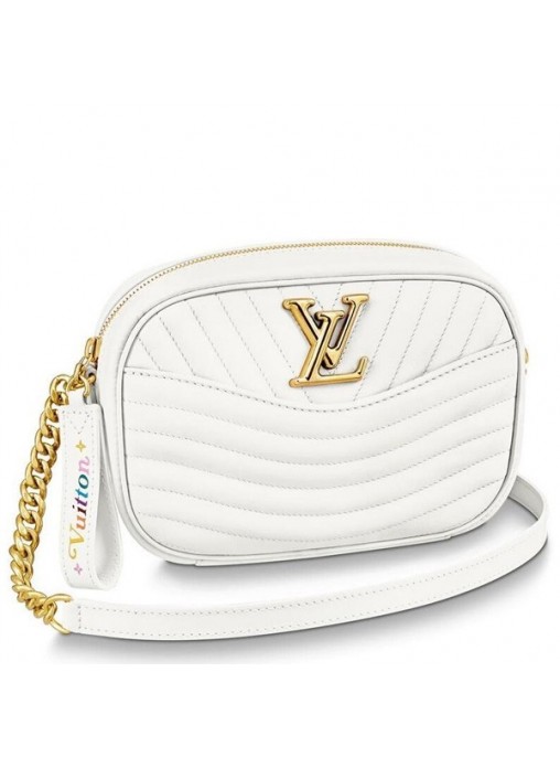 Louis Vuitton New Wave Camera Bag White M53863 High