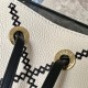 Louis Vuitton NÉONOÉ BB Embroidered embossed supple grained cowhide leather Cream M46023 High