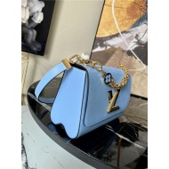 Louis Vuitton TWIST MM Epi Leather M50282 Blue High