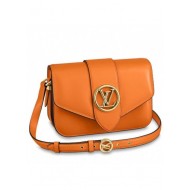 LV Pont 9 Bag In Orange Calfskin M55946 High