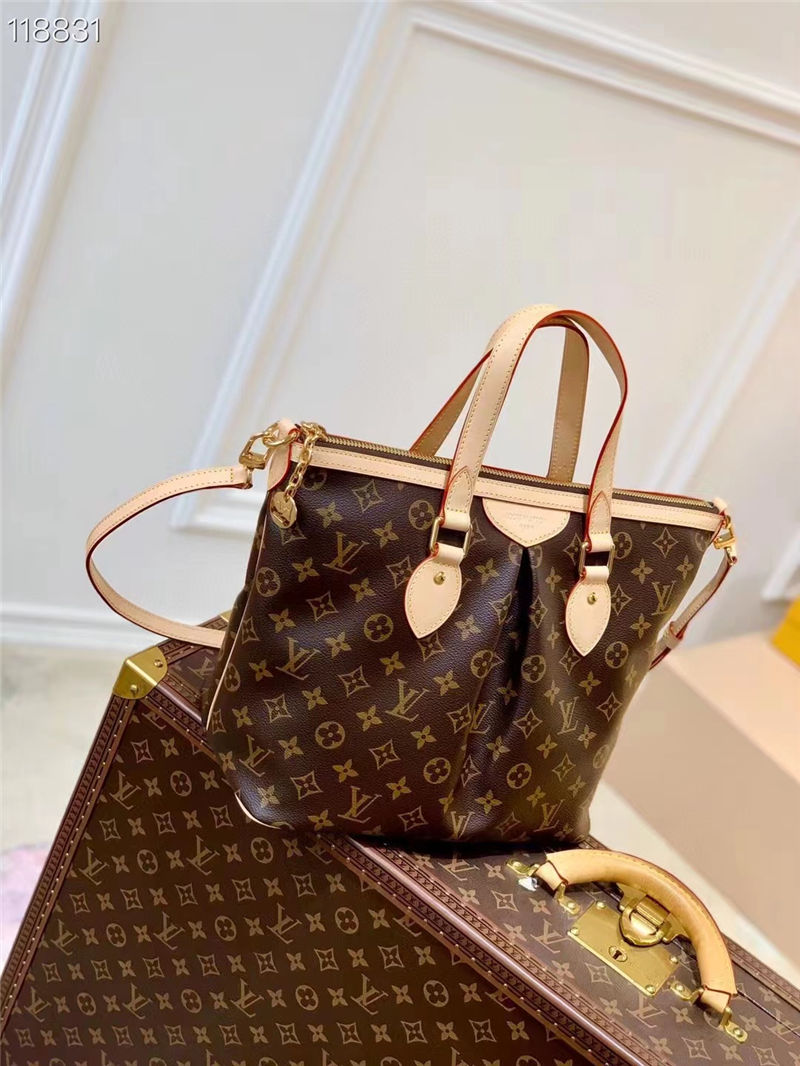 Louis Vuitton Palermo MM Monogram Canvas M40145 High