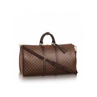 Louis Vuitton Keepall Bandoulière 55 Damier Ebene N41414 High