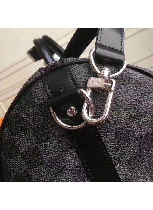 Louis Vuitton Keepall Bandoulière 55 Damier Graphite N41413 High