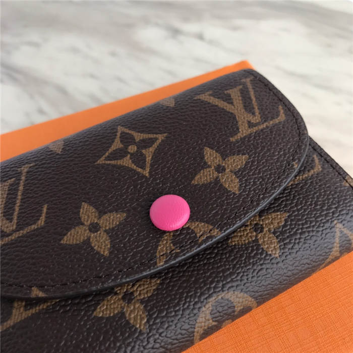 Louis Vuitton Rosalie Coin Purse Wallet Monogram Canvas Fuchsia M41939 High