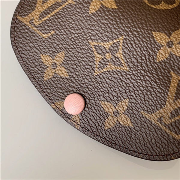 Louis Vuitton Rosalie Coin Purse Wallet Monogram Canvas Rose Ballerina M62361 High