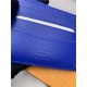 Louis Vuitton SLENDER WALLET Taurillon cowhide leather M80590 Blue High