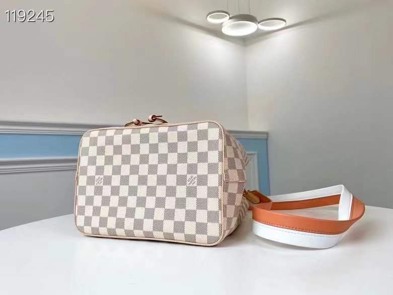 Louis Vuitton NéoNoé MM Bag Braided Handle Damier Azur  High