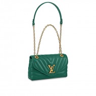 Louis Vuitton LV NEW WAVE CHAIN BAG Smooth cowhide leather M58664 Emerald High