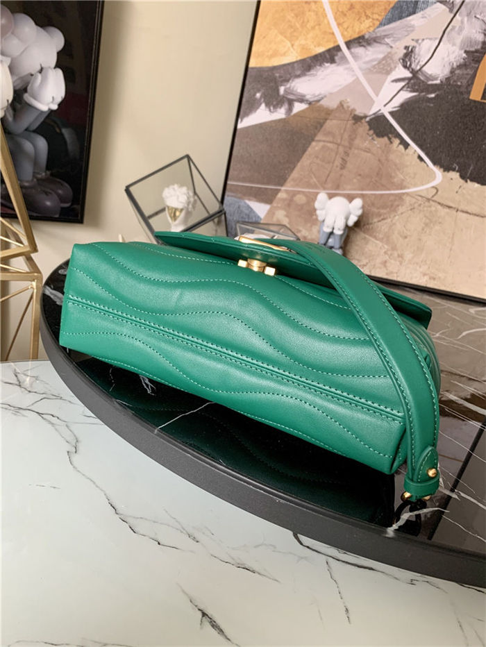 Louis Vuitton LV NEW WAVE CHAIN BAG Smooth cowhide leather M58664 Emerald High