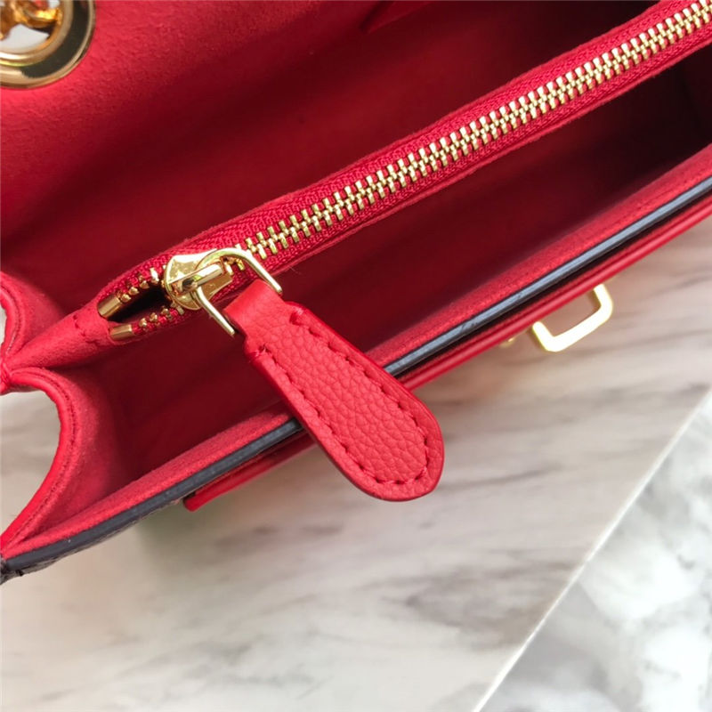 Louis Vuitton Victoire Monogram Canvas Red High