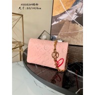 Louis Vuitton LIMITED EDITION - POCHETTE COUSSIN Monogram-embossed lambskin Pink M80834 High