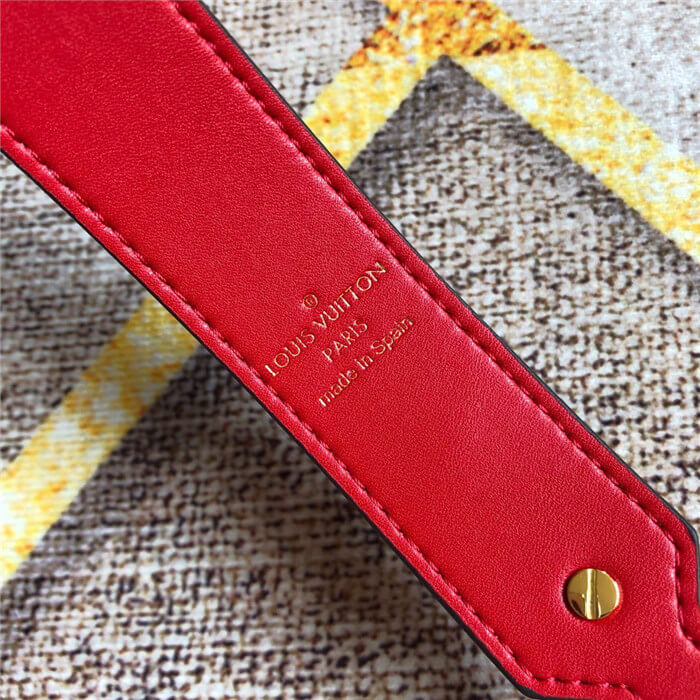 Louis Vuitton BANDOULIÈRE XL Shoulder Strap Red High