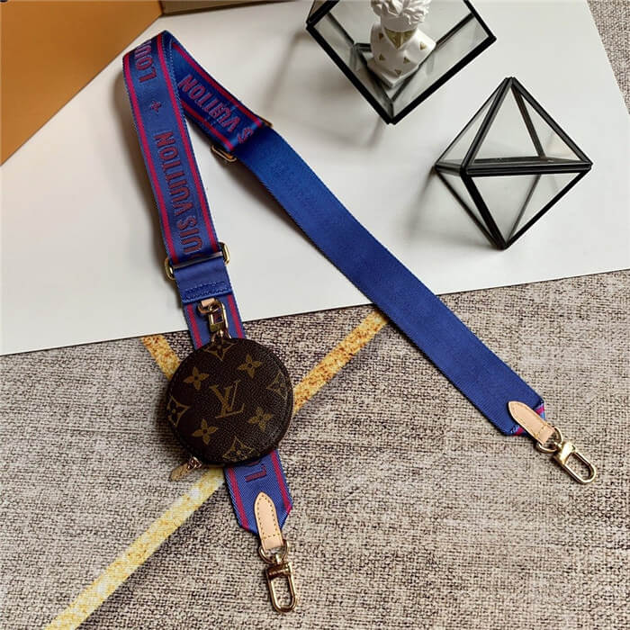 Louis Vuitton BANDOULIÈRE Shoulder Strap Blue High