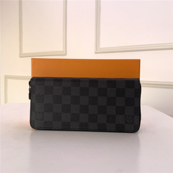 Louis Vuitton Long Wallet Damier Graphite Canvas High