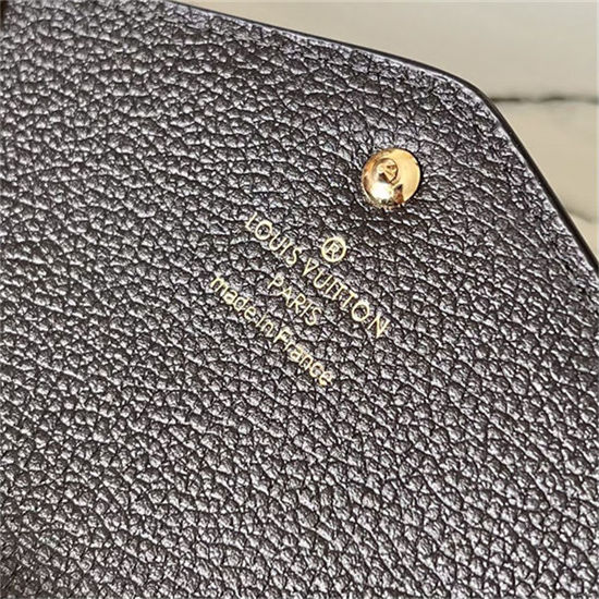 Louis Vuitton SARAH WALLET Monogram Empreinte M61182 Black High