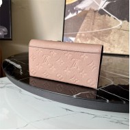 Louis Vuitton SARAH WALLET Monogram Empreinte M61182 Beige High