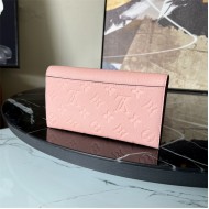 Louis Vuitton SARAH WALLET Monogram Empreinte M61182 Pink High