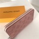 Louis Vuitton ZIPPY WALLET Mahina Magnolia Pink High