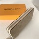 Louis Vuitton ZIPPY WALLET Mahina Ivory High