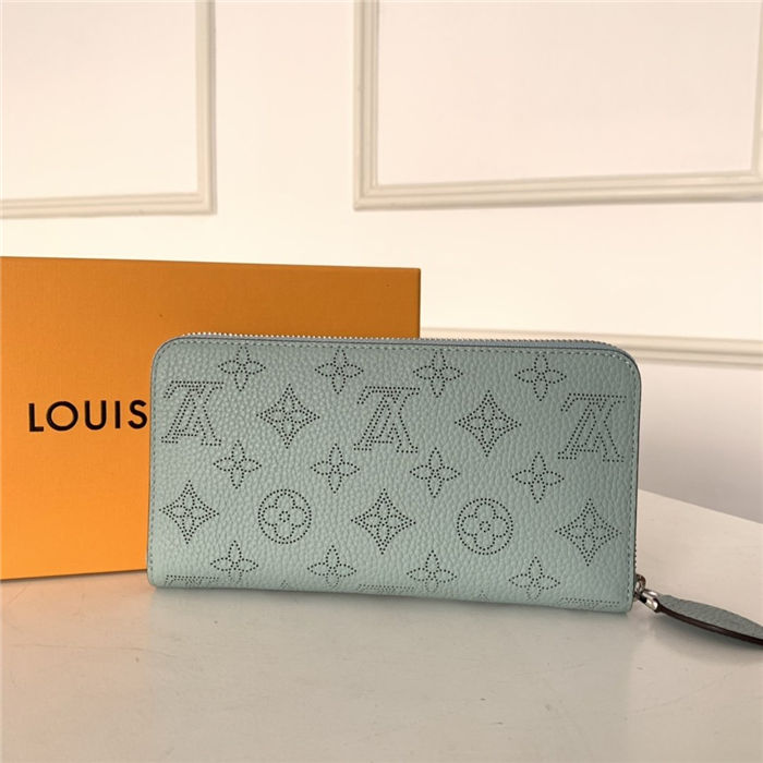 Louis Vuitton ZIPPY WALLET Mahina Vert Lagon High