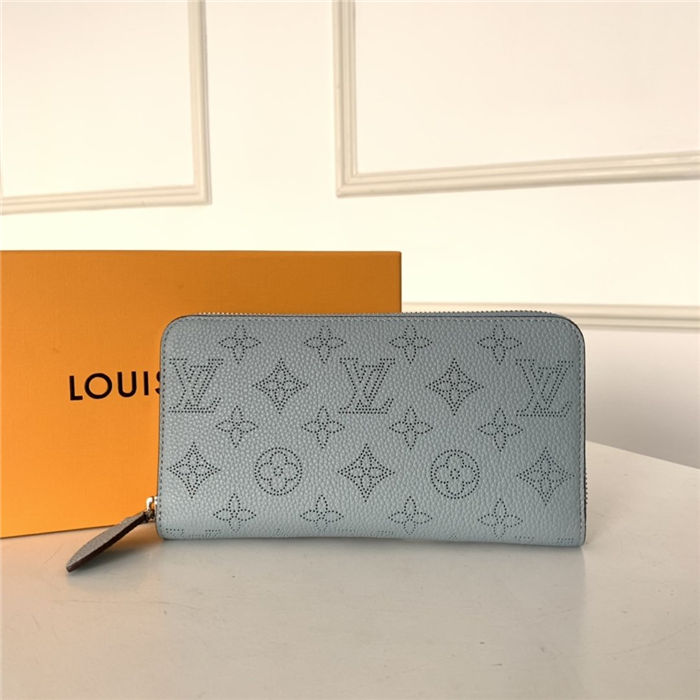 Louis Vuitton ZIPPY WALLET Mahina Lt Blue High