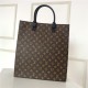 Louis Vuitton SAC PLAT Handbag Monogram Canvas High