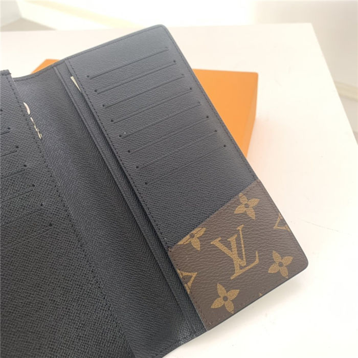 Louis Vuitton BRAZZA WALLET Monogram Macassar High