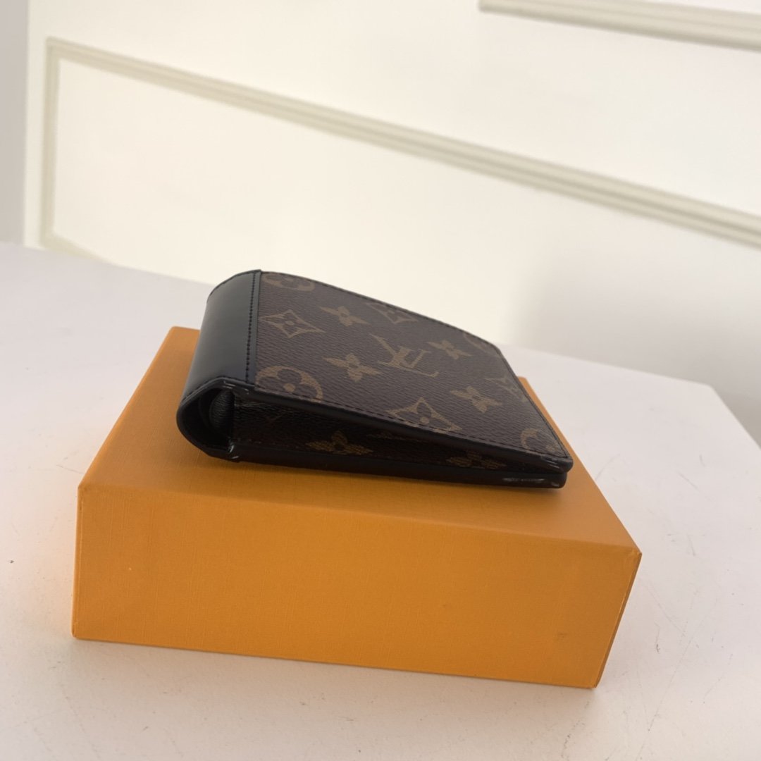 Louis Vuitton MULTIPLE WALLET Monogram Macassar High