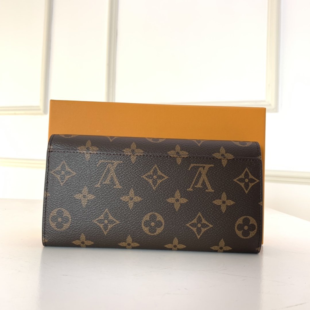 Louis Vuitton SARAH WALLET Monogram canvas Poppy High