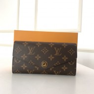 Louis Vuitton SARAH WALLET Monogram canvas Fuchsia High