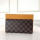 Louis Vuitton SARAH WALLET Damier Ebene Rose Ballerina High