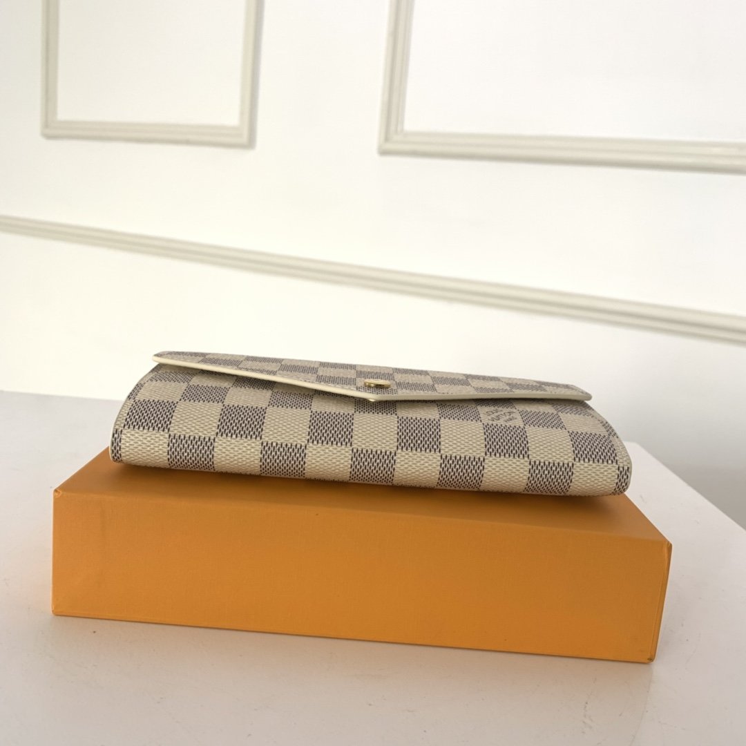 Louis Vuitton SARAH WALLET Damier Azur High