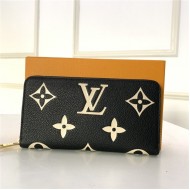 Louis Vuitton ZIPPY WALLET Monogram Empreinte Black High