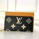 Louis Vuitton ZIPPY WALLET Monogram Empreinte Black High