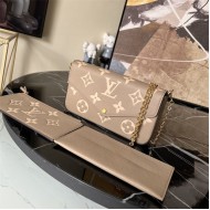 Louis Vuitton FÉLICIE POCHETTE Monogram Empreinte M69977 High