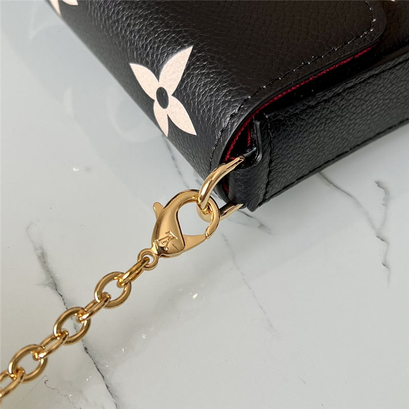 Louis Vuitton FÉLICIE POCHETTE Monogram Empreinte Black High