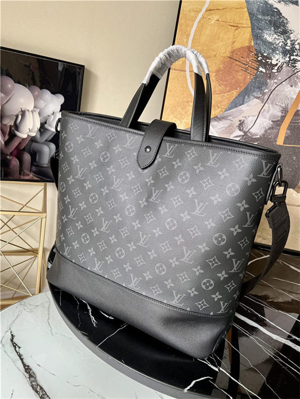 Louis Vuitton SAUMUR TOTE Monogram Eclipse coated canvas M45914 High