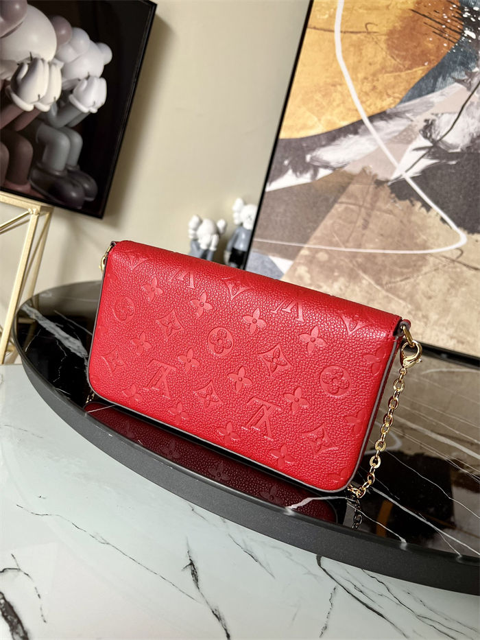 Louis Vuitton FÉLICIE POCHETTE Monogram Empreinte M64064 High