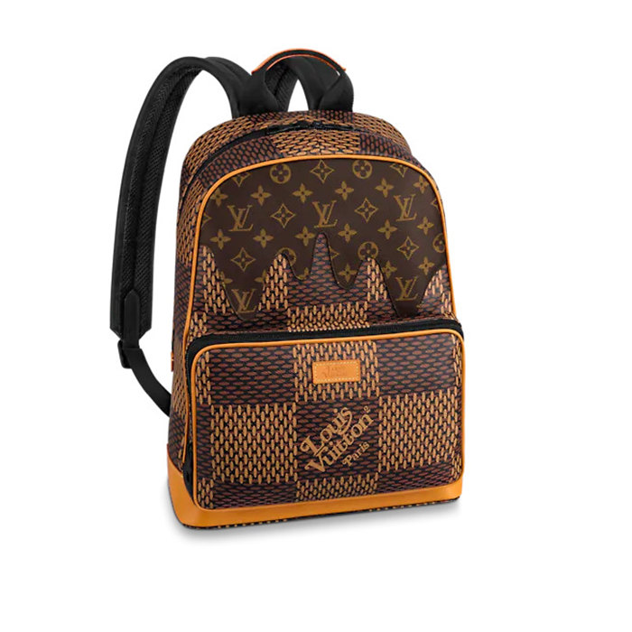 Louis Vuitton CAMPUS BACKPACK Giant Damier Ebene and Monogram High