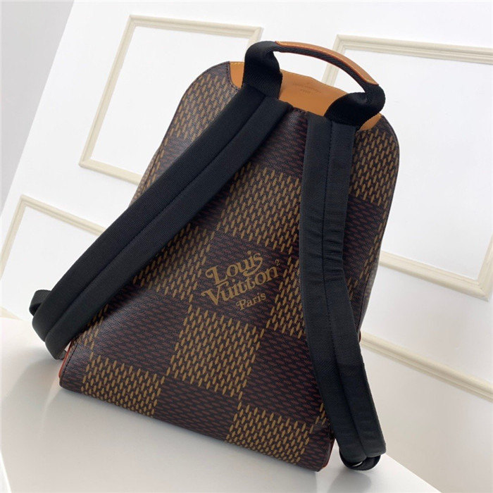 Louis Vuitton CAMPUS BACKPACK Giant Damier Ebene and Monogram High