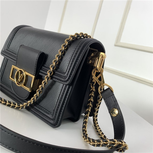 Louis Vuitton DAUPHINE MM Epi Black High